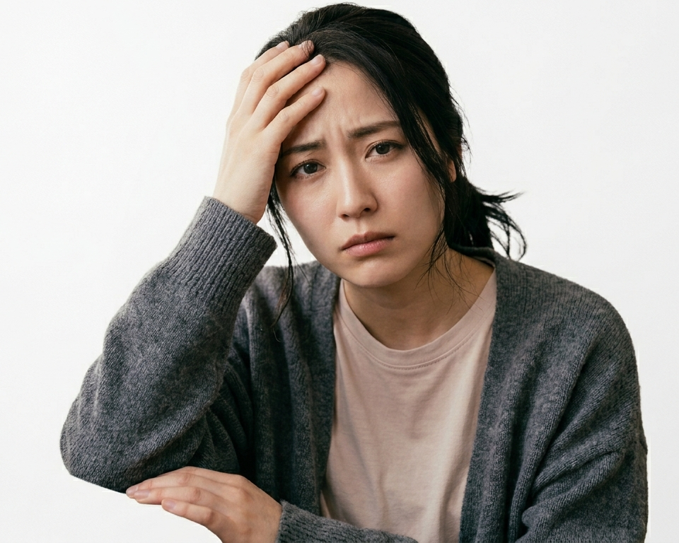 困っている人