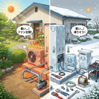 一年の中でエコキュートが壊れやすい時期について