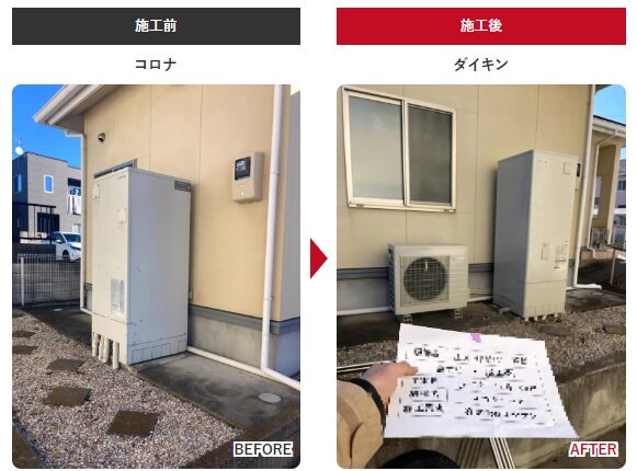 渋川市 エコキュート ダイキン ミヤケン