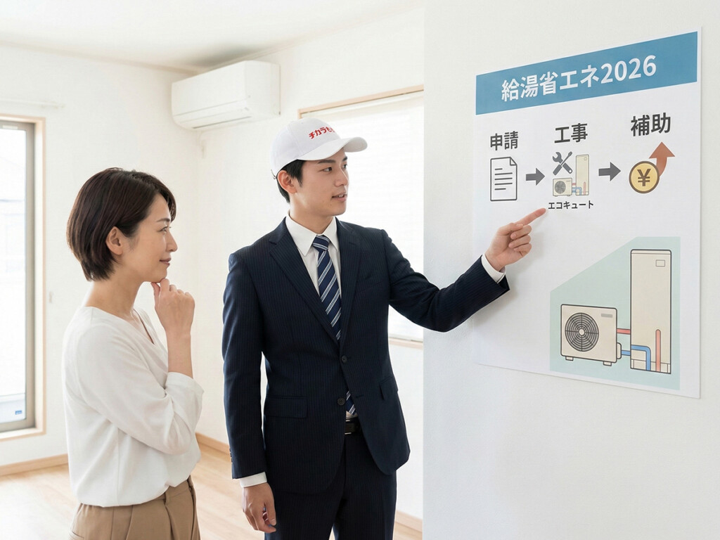 給湯省エネ2026のポイント（対象期間）