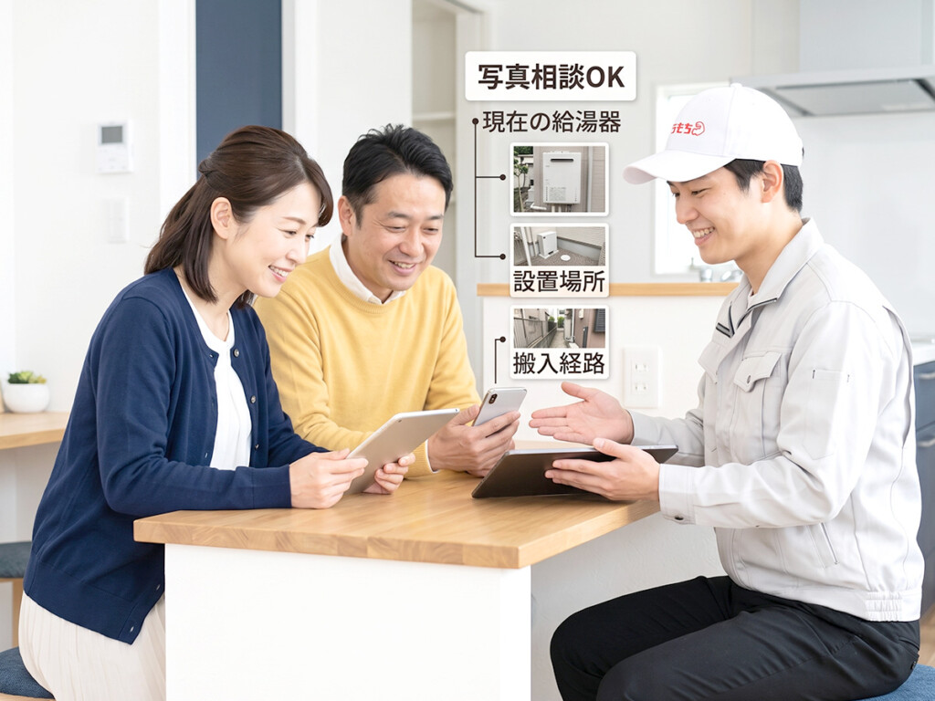 石川県でエコキュートを取り付ける時に積雪や凍結、屋外設置環境を確認する図解