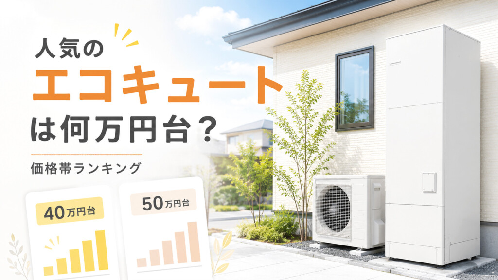 石川県で人気のエコキュート価格帯ランキングと見積もりの確認ポイントを解説するアイキャッチ画像