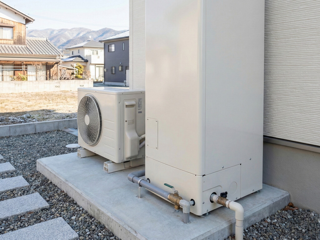 本体まわりの異常がないか確認するための屋外機イメージ