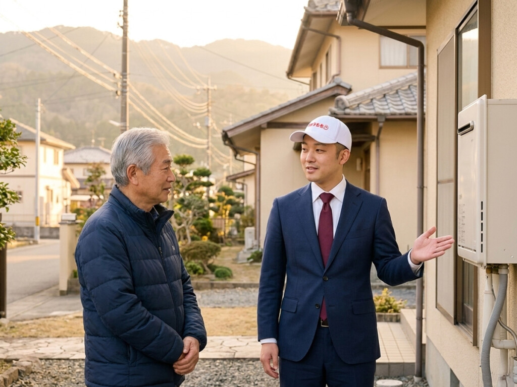 早めの相談が安心な状況を説明している様子