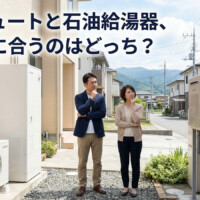 【山梨県】エコキュートと石油給湯器どっちが合う？初期費用・光熱費・使い勝手を比較