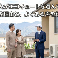 【山梨県】エコキュートに変える人はどんな人？電気温水器・石油給湯器からの交換理由とよくある声