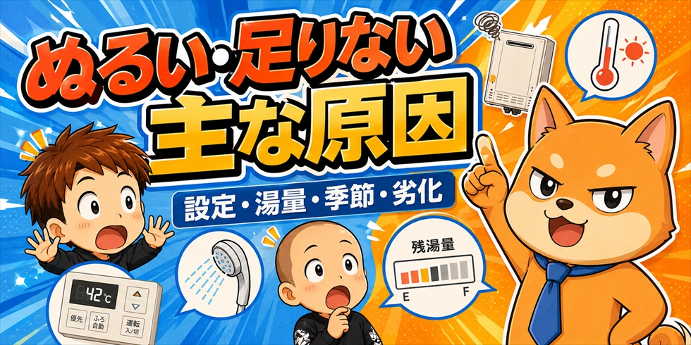 ぬるい・足りない主な原因