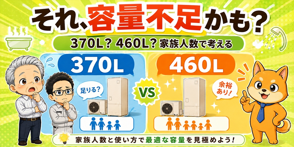 容量不足の見極め方