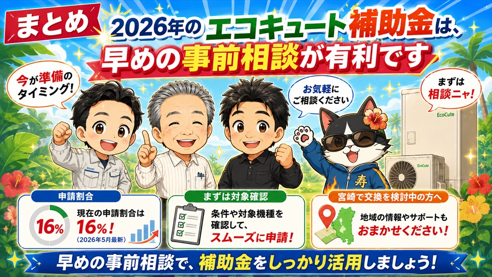 2026年エコキュート補助金まとめ