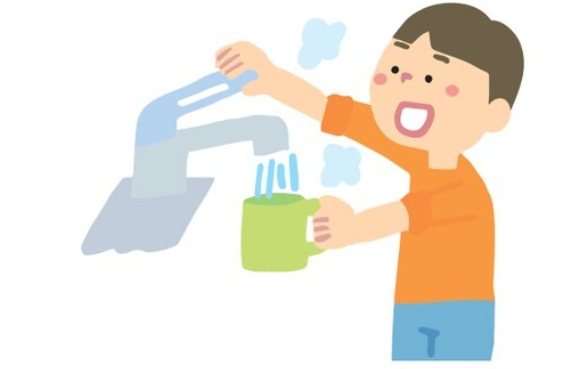 そのままお水を飲める