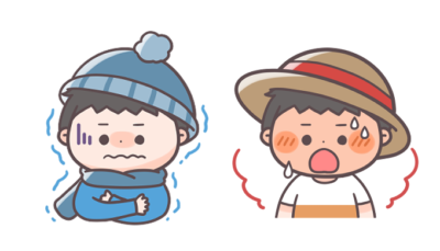 暑い・寒いサムネ