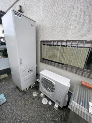 宇都宮市平出町　エコキュート交換工事