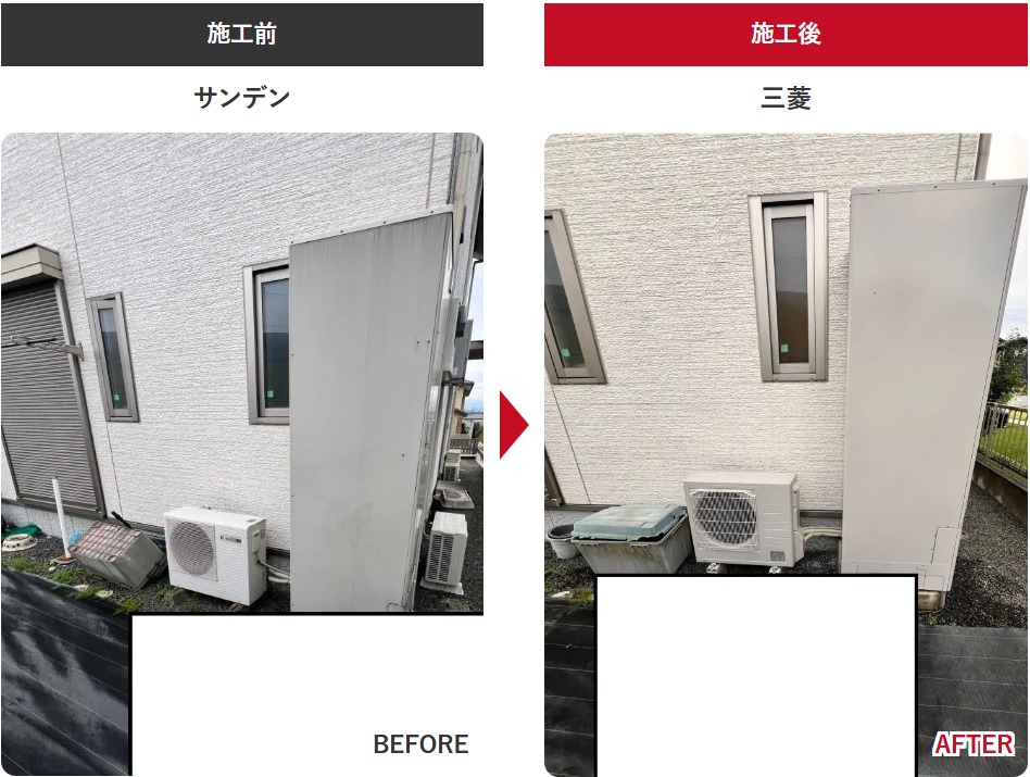 鹿沼市 エコキュート 交換施工事例 ミヤケン