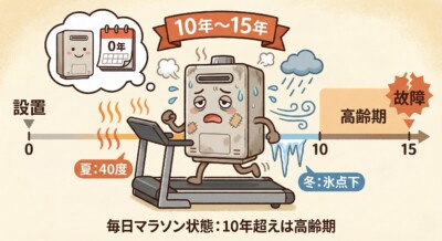 栃木でエコキュート交換する前に！10年過ぎたら要注意な「故障の前兆」とは？