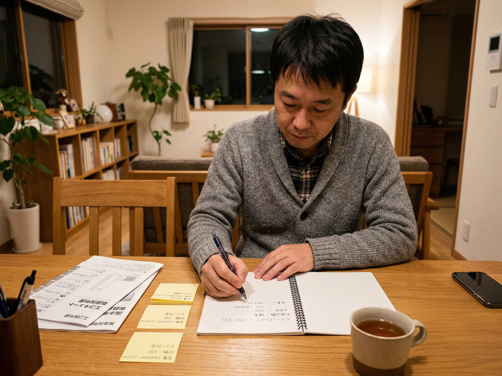 修理か交換か迷って不調内容を整理しているイメージ