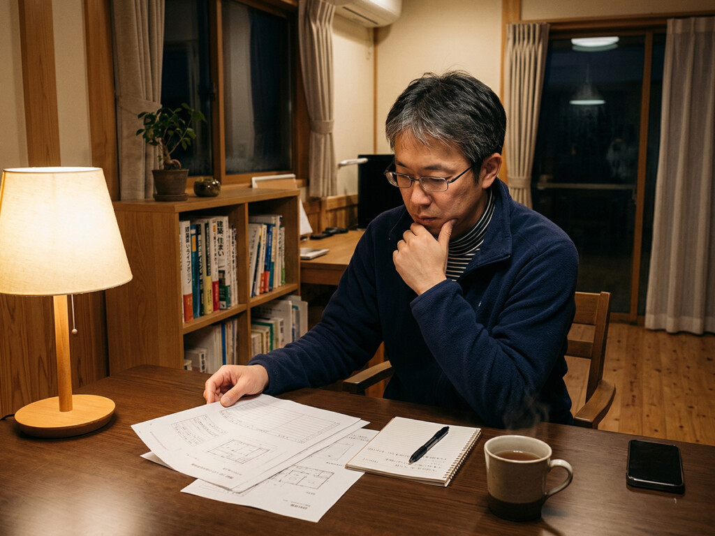 給湯器の入れ替え費用を慎重に考えているイメージ