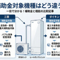 【富山県】エコキュート補助金の対象機種はメーカーでどう違う？パナソニック・三菱・ダイキン・日立の見方