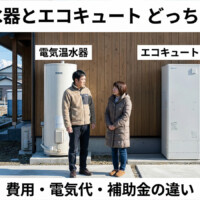 【富山県】エコキュートと電気温水器どっちがいい？費用・電気代・補助金の違い