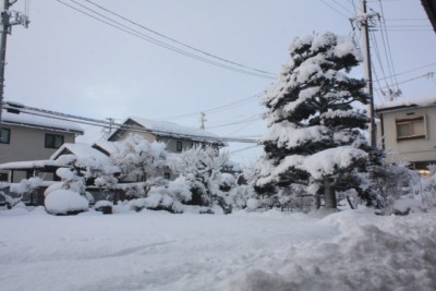 雪と家