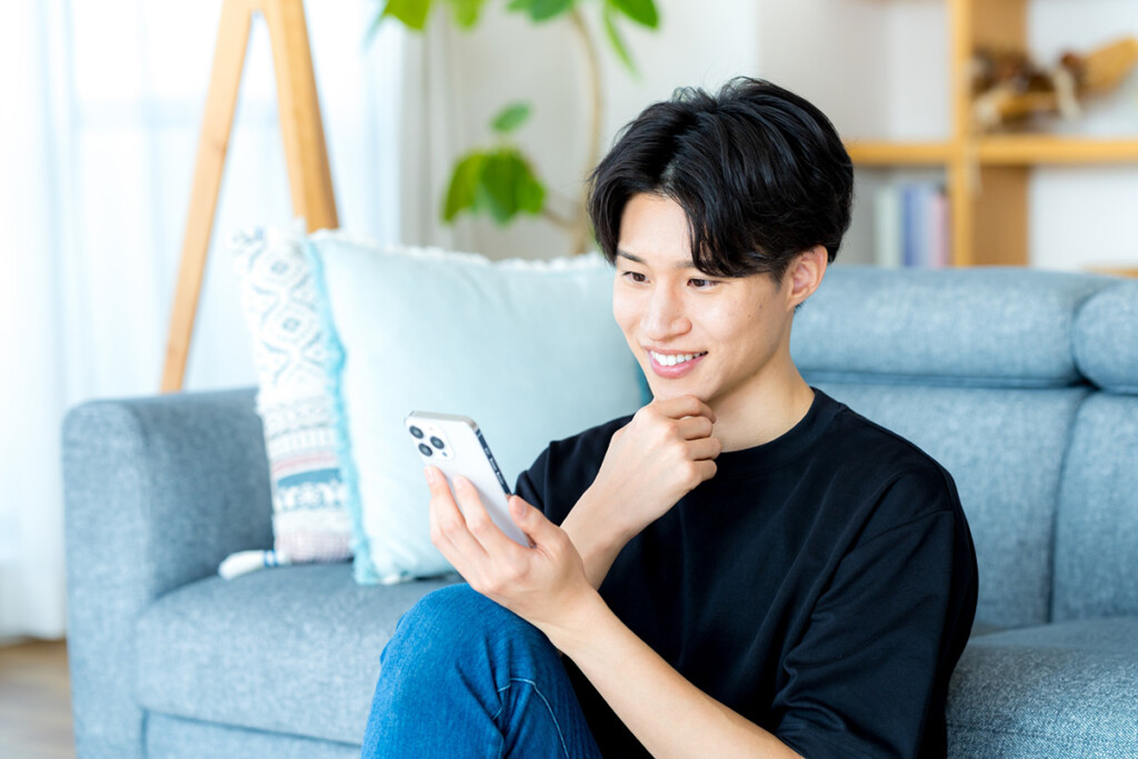 スマートフォンで調べる